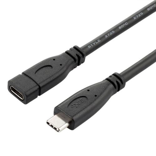 KAL-ChenYang USB-C USB 3.1 type C mâle vers femelle câble d'extension de données 60 cm pour MacBook et tablette et téléphone portable
