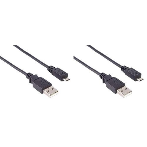 KAL-Câble Micro USB 2.0 A-B 2 m (Lot de 2)