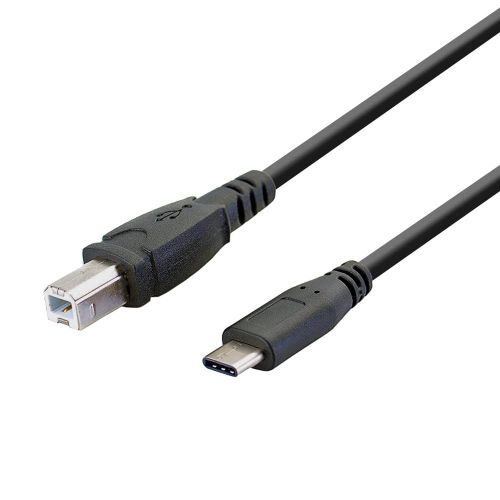KAL-Câble d`imprimante USB C, câble USB B vers USB C Câble scanner Câble USB B vers Type C compatible avec MacBook Pro/Air, iMac, Matebook, HP, Epson, Canon, Samsung, Lexmark, Dell etc. (1m)