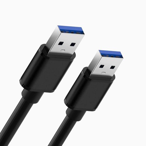 KAL-Câble USB 3.0 type A mâle - mâle 3 m noir