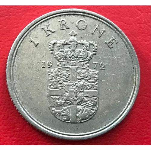 1 Krone - Frederik I X - 1972 - Danemark