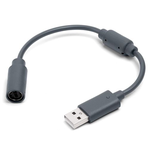 Kal-Cable Adaptateur Usb Femelle Pour Manette Xbox 360 Filaire, Cable Adaptateur Usb Femelle Compatible Pour Manette Xbox 360 Filaire(Gris)