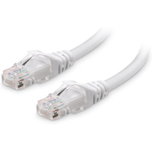 KAL-10 Gbit/s Câble Ethernet Cat6 snagless 6m (Câble RJ45, Câble Internet Cat 6) en Blanc, 6 mètres