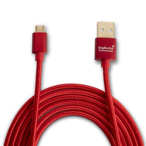 KAL-Câble de Charge et de Transfert de Données pour Samsung Galaxy Tab A 2016, A 80, E LTE, T280QZ, T580N, T585N - 3 Pieds/1 m - Rouge