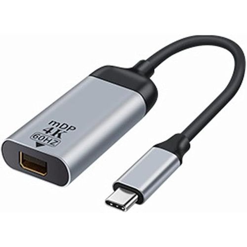KAL-Câble adaptateur USB-C type C vers Mini DP Displayport 4K 2K 60 Hz pour tablette, téléphone et ordinateur portable