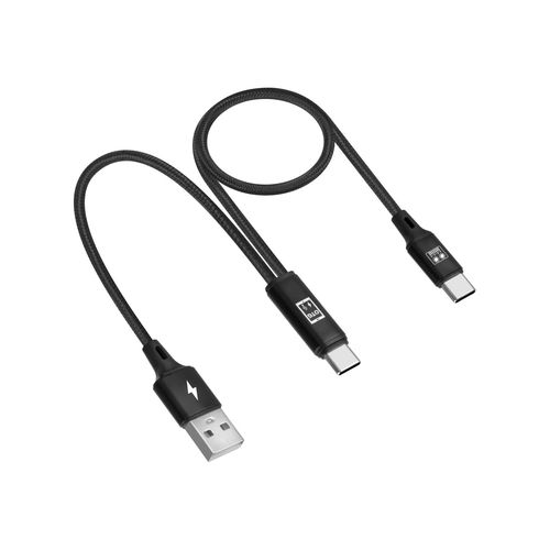 KAL-Câble de Carte son USB c OTG, Port Audio Mâle USB C Vers USB C Avec Port de Chargement Mâle USB A Pour Carte son, Diffusion en Direct, Enregistrement, Karaoké (1,5 m)