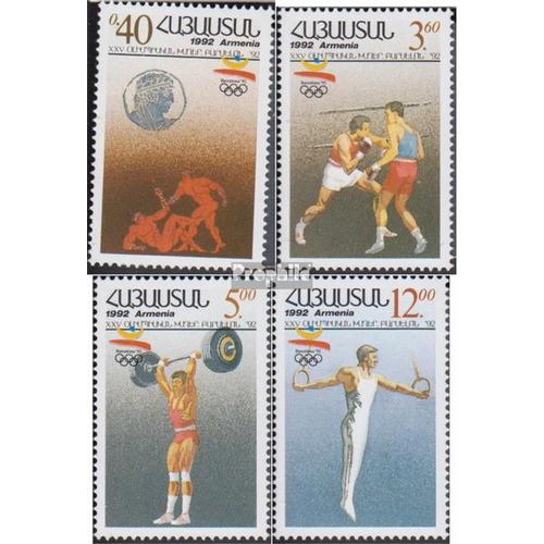 Arménie 199-202 (Complète Edition) Neuf Avec Gomme Originale 1992 Jeux Olympiques Été 92