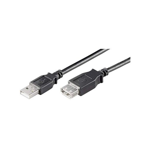 KAL-Câble Rallonge de Recharge USB 2.0 Hi-Speed, Noir, 1.8m Longueur - 93599