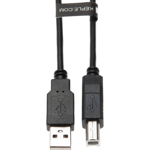 KAL-Cable USB Imprimante 1m Compatible avec HP ENVY 4520 4524 5540 5640 Deskjet 1110 (F5S20B) 1512 2130 2130 (F5S40B) 3630 3632 3636 3637 Epson Samsung Dell, Canon Cordon Imprimantes 1 metres (1 m)