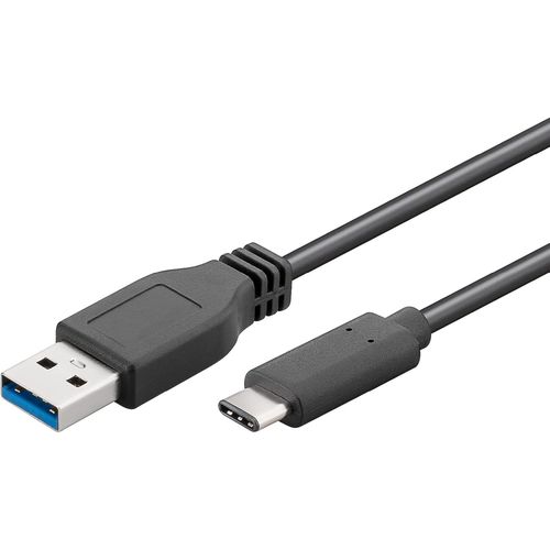 KAL-Câble USB-C vers USB A 3.0, Noir, 2m Longueur