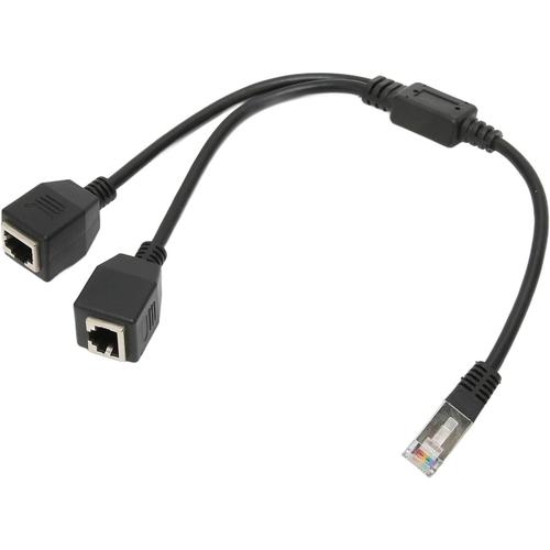 Câble Répartiteur Ethernet RJ45 Transmission Stable 1 à 2 Répartiteur pour  Modem Câble DSL Haut Débit Compatible avec Routeur D'ordinateur Boîte  Réseau Modem Fibre Optique