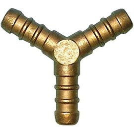KALANKA-® - Raccord à 3 sorties - 3 voies - pour tuyau de gaz - pour tuyau, pour cuisine, réchaud - GPL ou méthane : 1 pièce (13 mm)