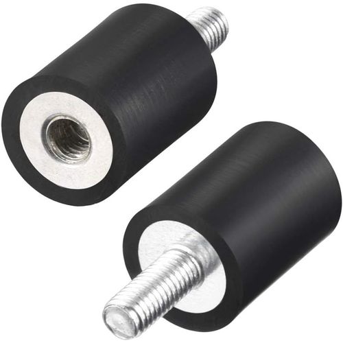 KALANKA-M5 Mâle Femelle Silent Bloc Amortisseur Anti-vibration Support Caoutchouc 15mmx20mm 2pc