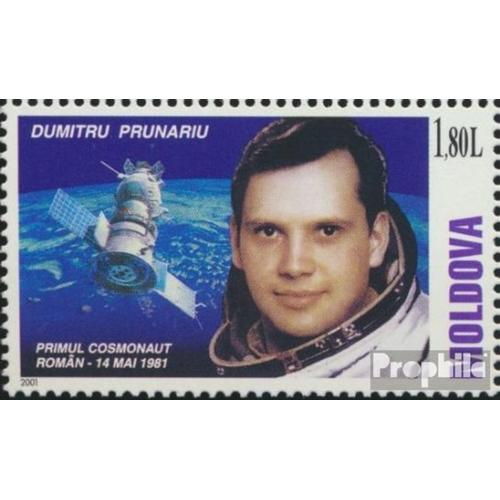 Moldawien 389 (Complète Edition) Neuf Avec Gomme Originale 2001 Anniversaire Monde Spatial
