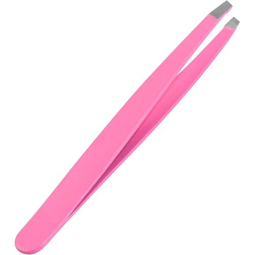 Pince À Épiler Professionnelle Inclinée Pour Poils Du Visage Femmes Et Hommes En Acier Inoxydable Pince À Épiler De Précision Pour Poils Incarnés (Rose).[G127] 