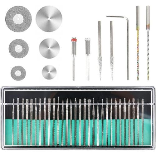 Stylo graveur électrique - De petite taille - Avec embout rotatif et foret - Idéal pour sculpture sur verre, bois, métal, pierre, plastique et céramique.[G40]