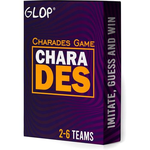 Charades - Games For Adults - Family Board Games For Adults And Kids Ages 8 And Up - Party Games For 2 To 6 Teams - Card Games - Family Games - Board Game- Board Games For Adults