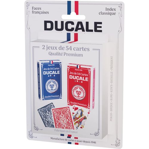 Origine - 2 Jeux De 54 Cartes - Jeu De Rami - Qualité Premium