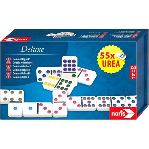 Deluxe - 606108003 - Jeu Classique - Double 9 Domino