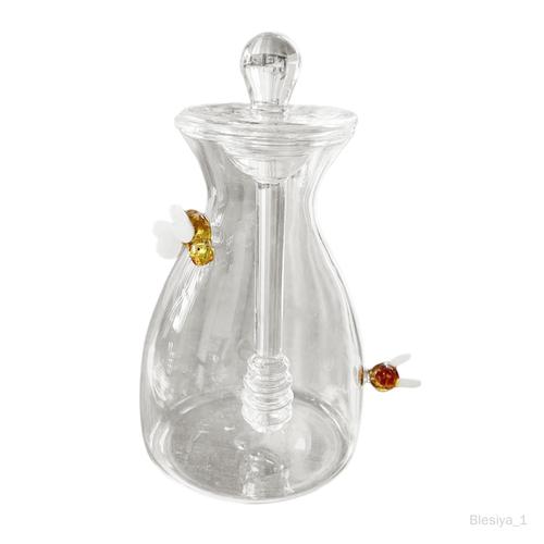 Distributeur de Pot de ruche, plat anti-poussière, récipient de stockage de nourriture transparent mariné pour fête de mariage, abeille