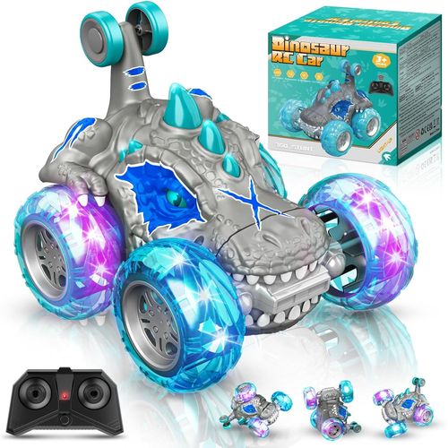 Voiture Télécommandée, Jouet Enfant 4 5 6 7 8 9 10 Ans Garcon Jouet Garcon 3 4 5 6-9 Ans Dinosaure Jouet Cadeau Enfant 3 4 5 Ans Voiture Enfant RC Car Exterieur.[E555]
