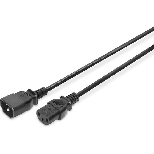 Electronic AK-440201-050-S 5m Coupleur C13 Coupleur C14 Noir câble électrique - Cables électriques (5 m, Mâle/Femelle, Coupleur C13, Coupleur C14, Noir)