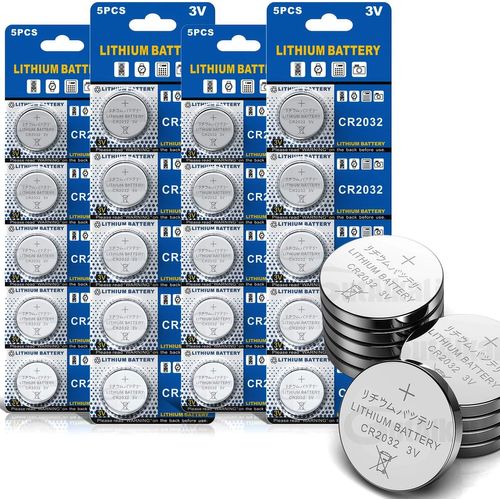 Batterie au Lithium Pile CR2032 - Blister de 20 Piles Piles CR2032 - Lithium 3V CR2032