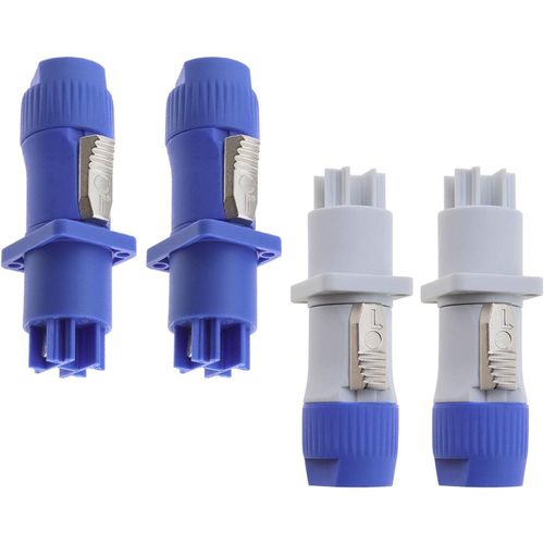 4 Set Neutrik Professional NAC3FCA Power in 20A 250V Connecteur Audio Prise d'alimentation 3 Broches pour éclairage de scène et Haut-parleurs