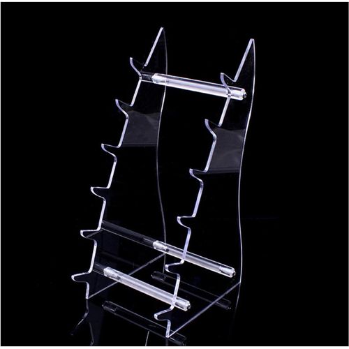 1 Pièce Six Couches Supports De Couteaux En Acrylique Robuste, Support De Chevalet De Couteaux De Poche, Support De Couteaux De Survie De Chasse