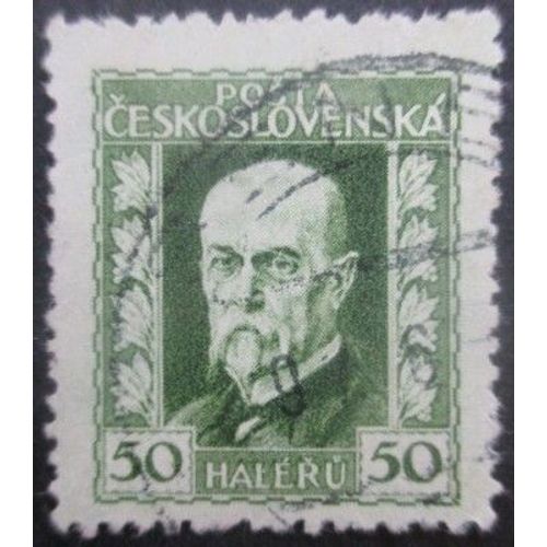 Tchecoslovaquie N°193 Président Masaryk Oblitéré