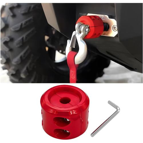 BMTTERQGWO - Butoir treuil caoutchouc ATV UTV camion, protege cable crochet amortisseur choc vis ecrou inox, installation rapide