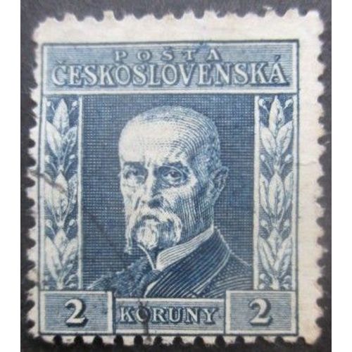 Tchecoslovaquie N°200 Président Masaryk Oblitéré