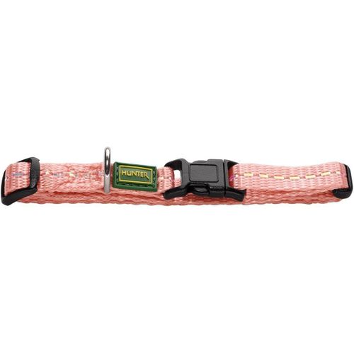 Ershi-Tripoli Vario Basic Collier Pour Chien, Nylon, Réfléchissant, Fermoir À Clic, Taille M, Rose Clair[1186]