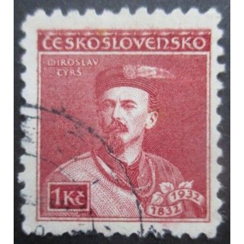 Tchecoslovaquie N°278 Miroslav Tyrs Oblitéré