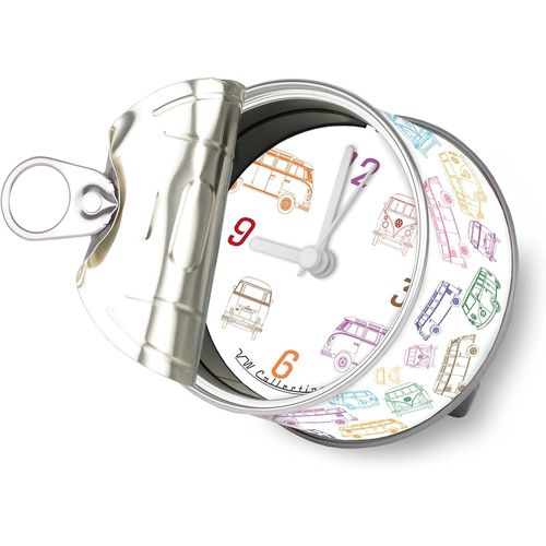 ERSHI-VW Collection - Horloge de Table Volkswagen T1 Combi Bus, Horloge magnétique, MyClock également Personnalisable, Cadeau Phot[6454]