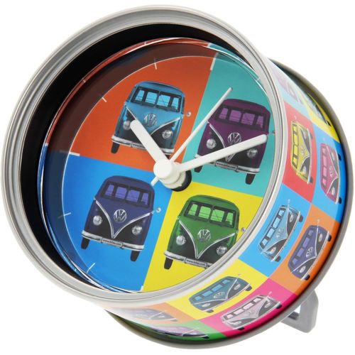 ERSHI-VW Collection Horloge de Table Volkswagen T1 Combi Bus, Horloge magnétique, MyClock également Personnalisable, Cadeau Photo [6453]