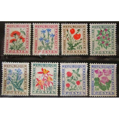 1964 - 71. Série Complète : 95 À 102 Timbres Taxes.