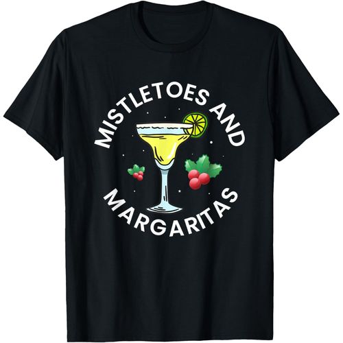 Ershi-Gui Et Margaritas Cadeau De Noël Pour Les Femmes T-Shirt[8305]