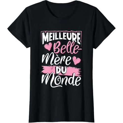 Ershi-Femme Meilleure Belle-Mère Du Monde Cadeau De La Fête Des Mères T-Shirt[8304]