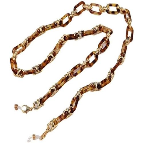 Ershi-Soreze Acrylic Button Chain Eyeglass Glasses Chain Women Anti-Lost Mask Hanging Sunglasses Lanyards Hold Cord Strap Rope Nec[4933]