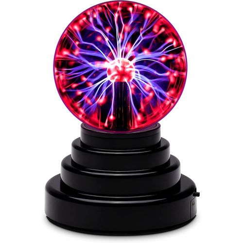 ERSHI-Boule de Plasma 3 inch Jouets Cadeaux Boule Magique Touch Sensible Tactile Cristal Sphère Lumière de Sphère Jouets Mains Ope[5509]