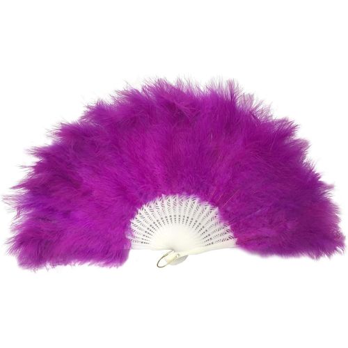 Ershi-Fan De Main De Plumes De Marabou 45cm, Déguisement Robe De Fête De Mariage Faveur Cadeau Extérieur Vintage Photoshoot De Dan[4356]