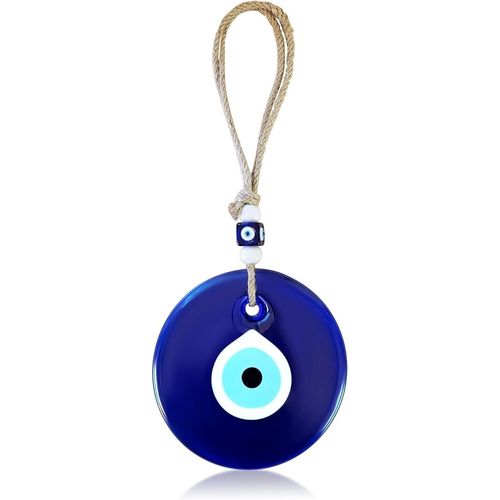 Ershi-10 Cm Oeil Grec, Oeil Bleu Protection, Mauvais Oeil, Verre Pendentif Voiture Accessoires Interieur, Pendentif De Fenêtre Amu[5467]