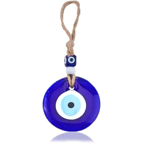 Ershi-7 Cm Oeil Grec, Contre Le Mauvais ?il Nazar Boncuk Porte Bonheur, Turc Oeil Amulette, Yeux Bleus Pendentif En Verre Chanceux[5466]