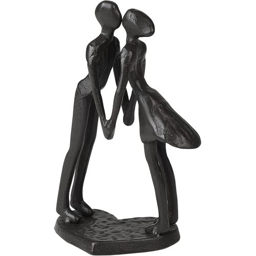 ERSHI-Vintage Figurine de Couple Fer Couple Embrasser Statue Petite Sculpture Romantique Statue de Couple en métal Statue d'amour [2236]
