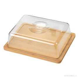 Kcbbe 1 pièce?transparent?Boîte à beurre en verre, plat, réfrigérateur de  forme ovale, cuisine avec couvercle, boîte de rangement du fromage, boîte  de conservation