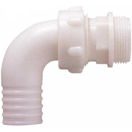 KALANKA-Embout polyamide coudé sortie de pompe 33 x 42 pour tuyau ø 30 Blanc| é