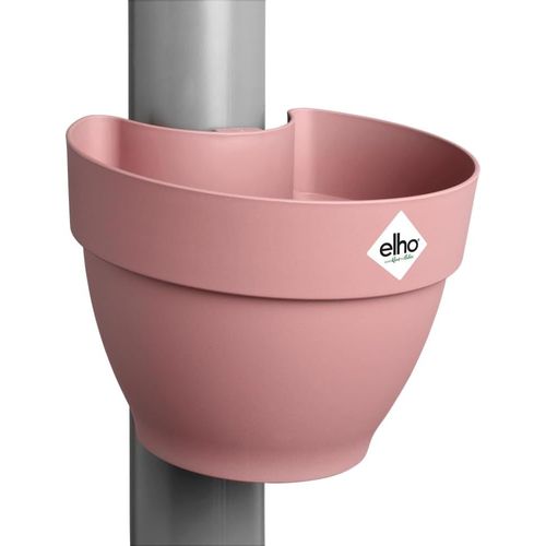 KALANKA-Vibia Campana Pot Gouttière 40 - Pot De Fleurs pour Extérieur - Ø 21.6 x H 16.3 cm - Rose/Rose Poussière