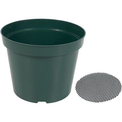 KALANKA-DAPERCI Lot de 40 Pots de Fleurs en Plastique épais et Robuste avec Trous de Drainage pour intérieur et extérieur, 10,2 cm, Vert
