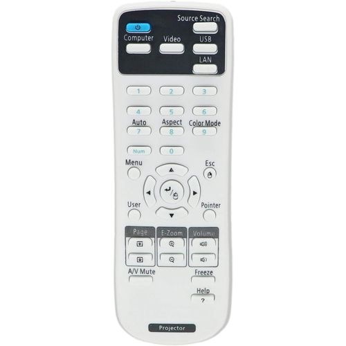 KALANKA-Télécommande de Projecteur pour Epson 1648806 EB-S04 EB-S130 EB-S300 EB-S31 EB-U04 EB-U130 EB-U32 EB-W04 EB-W130 EB-W31 EB-W32 EB-X04 EB-X130 EB-X300 EB-X31 PowerLite Home Cinema 1040 640 740